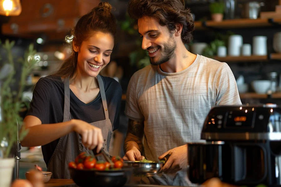 air fryer cooking