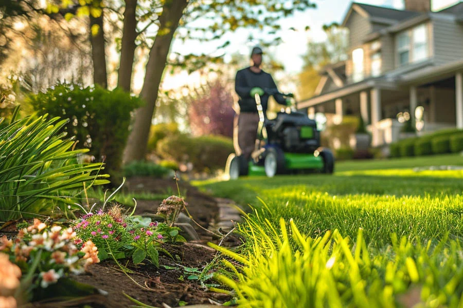 self propeller lawn mower